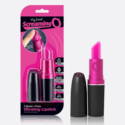 ScreamingO My Secret Lipstick Vibrator (Pink)-Unclassified-ScreamingO-Danish Blue Adult Centres