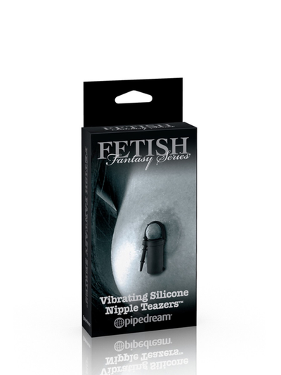 Pipedream Fetish Fantasy Limited Edition Vibrating Silicone Nipple Teazers (Black)-Unclassified-Pipedream-Danish Blue Adult Centres