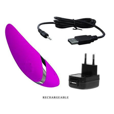 Pretty Love Rechargeable Lay-on Spoony-Vibrators-Pretty Love-Danish Blue Adult Centres
