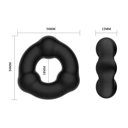 Ribbed Silicone Ring 18mm-Adult Toys - Cock Rings-Crazy Bull-Danish Blue Adult Centres