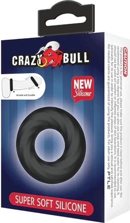 Silicone Cock Ring - 19mm-Cock Rings-Crazy Bull-Danish Blue Adult Centres