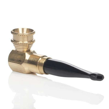 Agung Brass Tobacco Pipe - Medium (7cm)-Lifestyle - Tobacco Pipes-Agung-Danish Blue Adult Centres