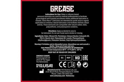 Swiss Navy Grease Lubricant 473ml-Lubricants & Essentials - Lube - Fisting-Swiss Navy-Danish Blue Adult Centres