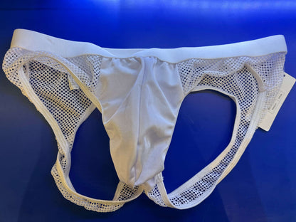 Men's Mesh Jockstrap-Clothing - Underwear & Panties - Mens Room in Front-Poison Rose-Danish Blue Adult Centres