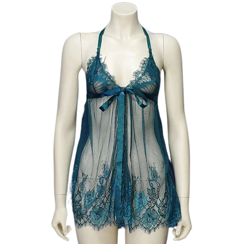 Racerback Babydoll O/S Turquoise-Unclassified-Poison Rose-Danish Blue Adult Centres