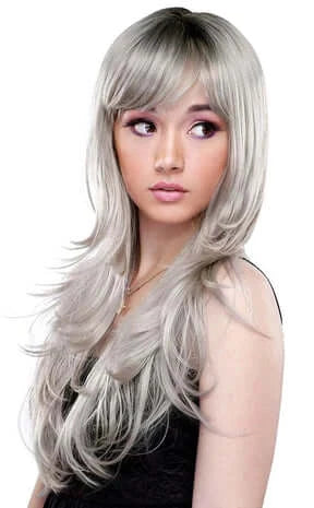 Rockstar Wigs Uptown Girl Silver-Wigs-Rockstar Wigs-Danish Blue Adult Centres