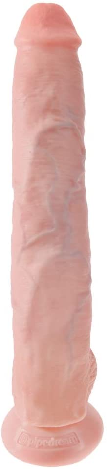 King Cock Realistic Dildo with balls 14inch Flesh-Adult Toys - Dildos - Realistic-King Cock-Danish Blue Adult Centres