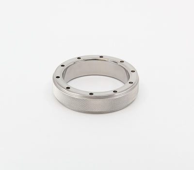 Love In Leather - Stainless Steel Cock Ring - Knurled Edge-Adult Toys - Cock Rings - Metalsteel-Love In Leather-Danish Blue Adult Centres