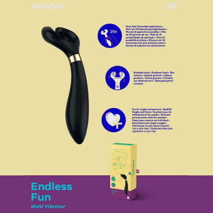 Satisfyer - Endless Fun Multi Vibrator-Unclassified-Satisfyer-Danish Blue Adult Centres