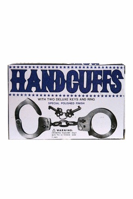 NMC Handcuffs - Metal Handcuffs (2 Deluxe Keys & Ring)-Bondage & Fetish - Cuffs & Restraints-Nanma (NMC)-Danish Blue Adult Centres