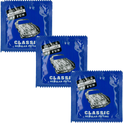 Four Seasons Condoms 12pk-Unclassified-Four Seasons-Danish Blue Adult Centres