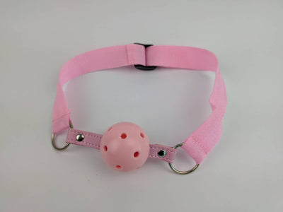Poison Rose - Breathable Mouth Gag (Pink)-Unclassified-Poison Rose-Danish Blue Adult Centres