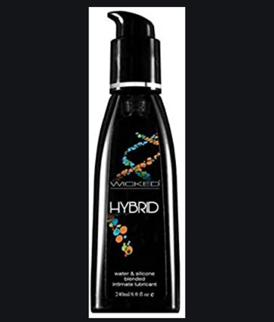 Wicked Hybrid Lube - Water & Silicone 240ml-Lubricants & Essentials - Lube - Hybrid-Wicked-Danish Blue Adult Centres