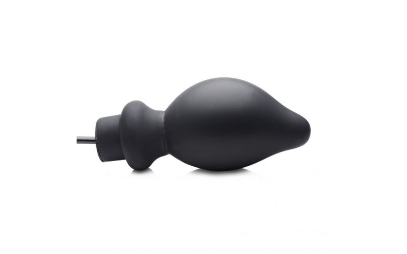 Ass Pand Large Inflatable Silicone Plug Black-Adult Toys - Anal - Plugs-Master Series-Danish Blue Adult Centres