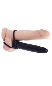 Pipedream Fetish Fantasy Series Double Trouble (Black)-Adult Toys - Strap On - Kits-Pipedream-Danish Blue Adult Centres