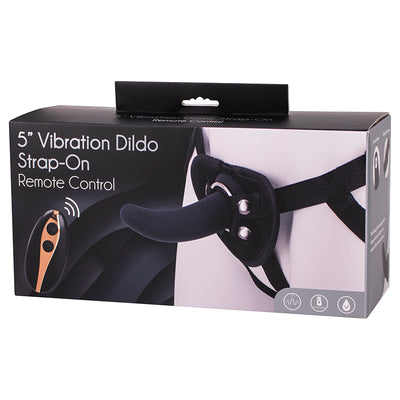 5" Vibration Dildo Strap-On-Adult Toys - Strap On - Attachments-Danish Blue Adult Centres-Danish Blue Adult Centres