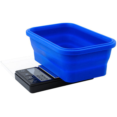0.01g/200g On-Balance Silicone Bowl Digital Scale (Black)-Lifestyle - Scales - 0.01-On Balance-Danish Blue Adult Centres