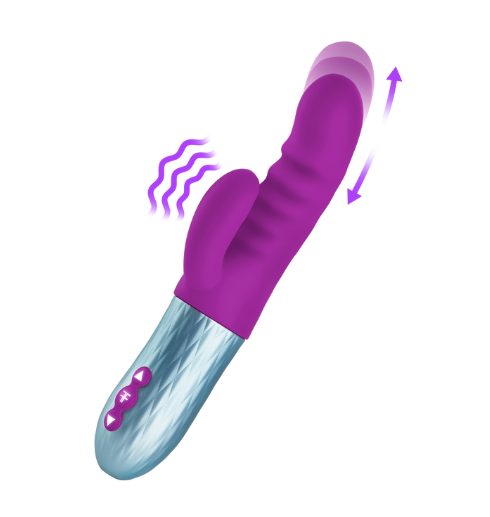 Femme Funn - Essenza Thrusting Rabbit-Adult Toys - Vibrators - Rabbits-Femme Funn-Danish Blue Adult Centres