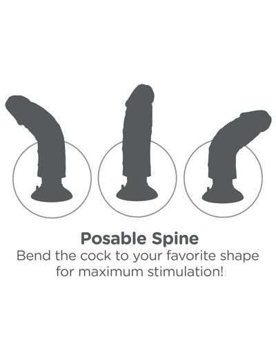King Cock Vibrating Cock-Adult Toys - Vibrators - G-Spot-King Cock-Danish Blue Adult Centres
