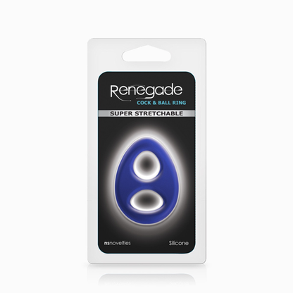 Renegade Romeo Cock Ring-Adult Toys - Cock Rings-Renegade-Danish Blue Adult Centres