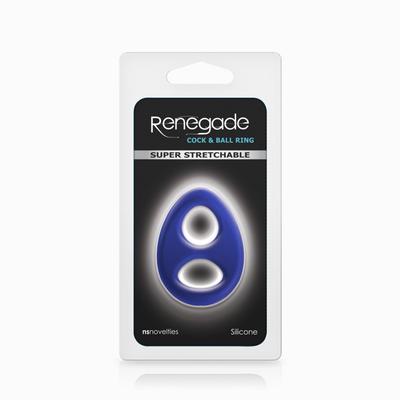 Renegade Romeo Cock Ring-Adult Toys - Cock Rings-Renegade-Danish Blue Adult Centres