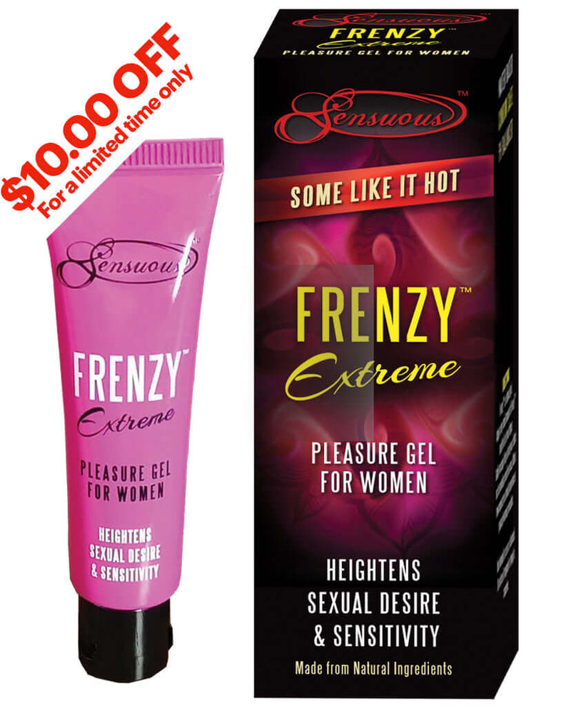 Frenzy Extreme Pleasure Gel For Women 7ml.-Lubricants & Essentials - Creams & Sprays - Arousal-Sensuous Pty Ltd-Danish Blue Adult Centres