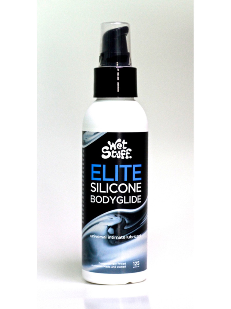 Wet Stuff Elite Silicone Bodyglide Lubricant 125g Pump-Lubricants & Essentials - Lube - Silicone Based-Wet Stuff-Danish Blue Adult Centres