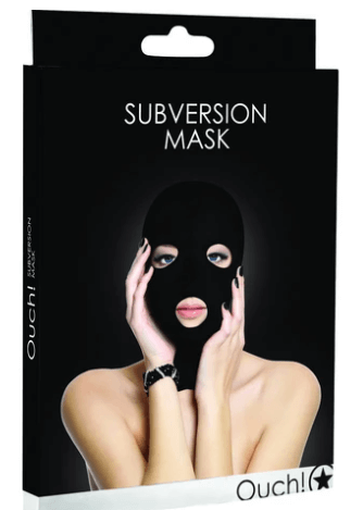 Ouch! Subversion Mask-Bondage & Fetish - Mask, Hood, Blindfolds-Ouch-Danish Blue Adult Centres