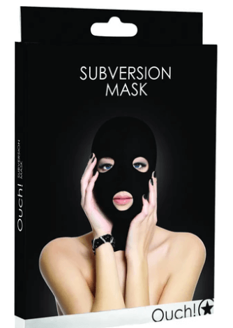 Ouch! Subversion Mask-Bondage and Fetish - Masks, Hoods and Blindfolds-Ouch-Danish Blue Adult Centres