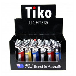 Tiko Single Flame Jet Lighter 8cm TK-0021-Lifestyle - Lighters - Jet Lighters-Tiko-Danish Blue Adult Centres