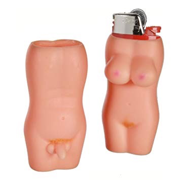 Male & Female Sexy Lighter Case Only (Flesh) - Single-Unclassified-To Be Updated-Danish Blue Adult Centres