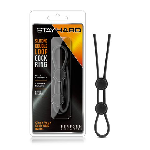 Stay Hard - Silicone Double Loop Cock Ring