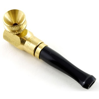 Agung Brass Tobacco Pipe - Medium (7cm)-Lifestyle - Tobacco Pipes-Agung-Danish Blue Adult Centres