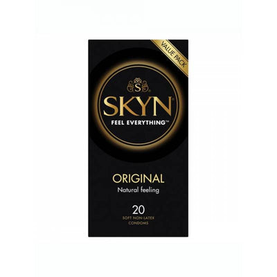 Skyn Non Latex Original Condoms - 20 Pack-Lubricants & Essentials - Condoms-SKYN-Danish Blue Adult Centres