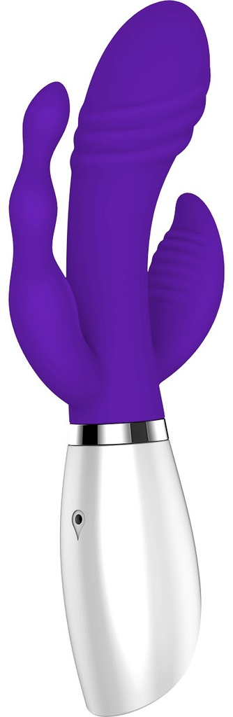 Evolved Disco Triple Play (Purple)-Adult Toys - Vibrators - Rabbits-Evolved-Danish Blue Adult Centres