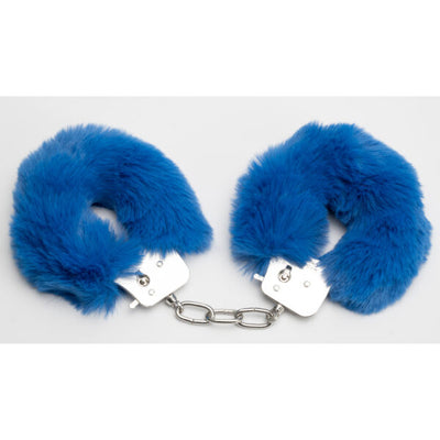 Poison Rose Fluffy Handcuffs - Blue-Unclassified-Poison Rose-Danish Blue Adult Centres