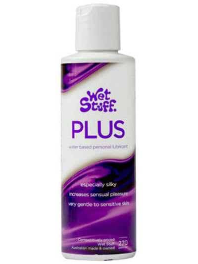 Wet Stuff Plus 270g Bottle-Lubricants & Essentials - Lube - Water Based-Wet Stuff-Danish Blue Adult Centres