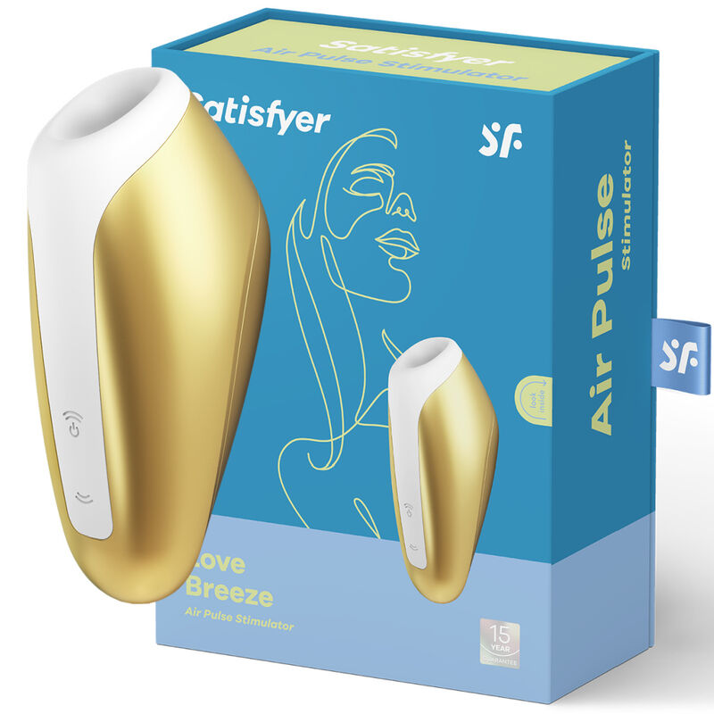 Satisfyer - Love Breeze Clit Stimulator (Yellow)-Adult Toys - Vibrators - G-Spot-Satisfyer-Danish Blue Adult Centres