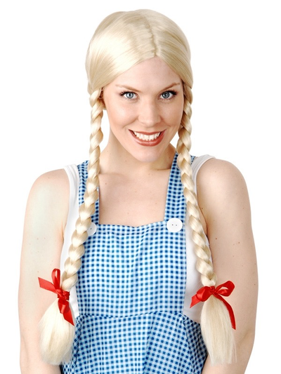 Dr Tom's - the Inga Wig (Blonde Plaits)-Unclassified-Dr Tom's-Danish Blue Adult Centres