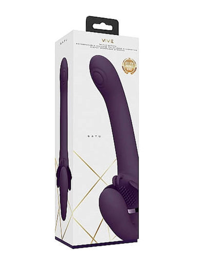 Vive - Satu - Pulse-Wave and Vibrating Strapless Strap-on-Adult Toys - Strap On - Strapless-Shots-Danish Blue Adult Centres