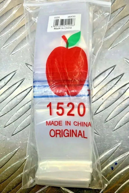 Apple Resealable Ziplock Bags-Lifestyle - Storage - BagsSafes-Apple-Danish Blue Adult Centres