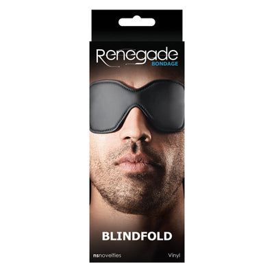 Renegade Bondage Blindfold Black-Bondage & Fetish - Mask, Hood, Blindfolds-Renegade-Danish Blue Adult Centres
