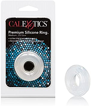 CalExotics Premium Silicone Ring Medium (Clear)-Adult Toys - Cock Rings-CalExotics-Danish Blue Adult Centres