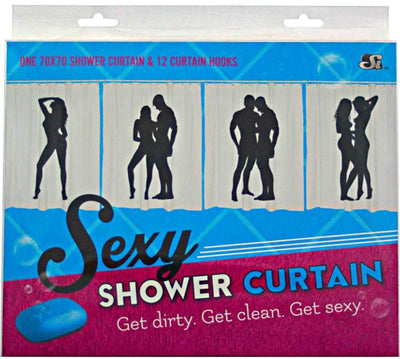 SI Novelties Sexy Shower Curtain Female/Male
