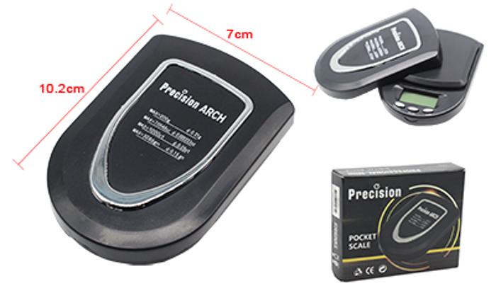 0.01g/200g WD171 Precision Arch Digital Scales (Black)-Lifestyle - Scales - 0.01-Precision-Danish Blue Adult Centres