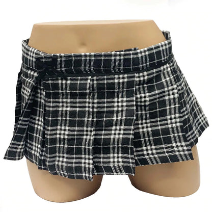 Poison Rose School Girl Skirt S/M (Black)-Clothing - Costumes - Fantasy & Role Play-Poison Rose-Danish Blue Adult Centres