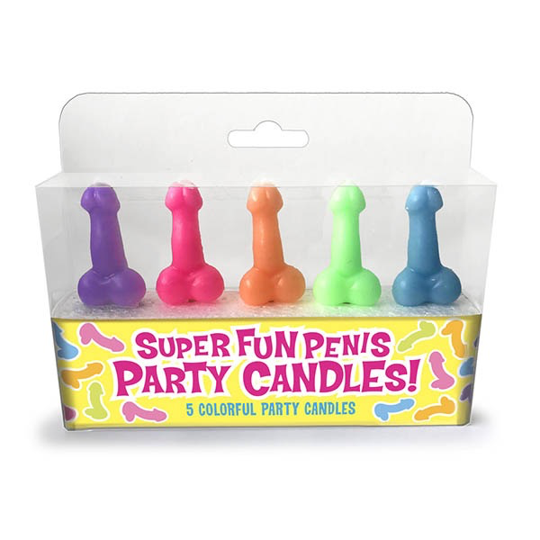 Little Genie - Super Fun Penis Party Candles - 5 Pack