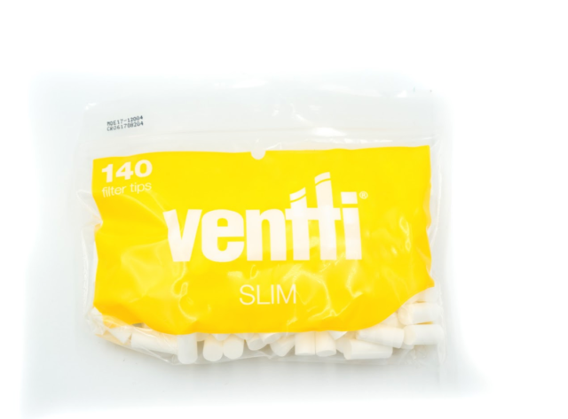 Ventti Slim Filter Tips - 140 Pack Yellow