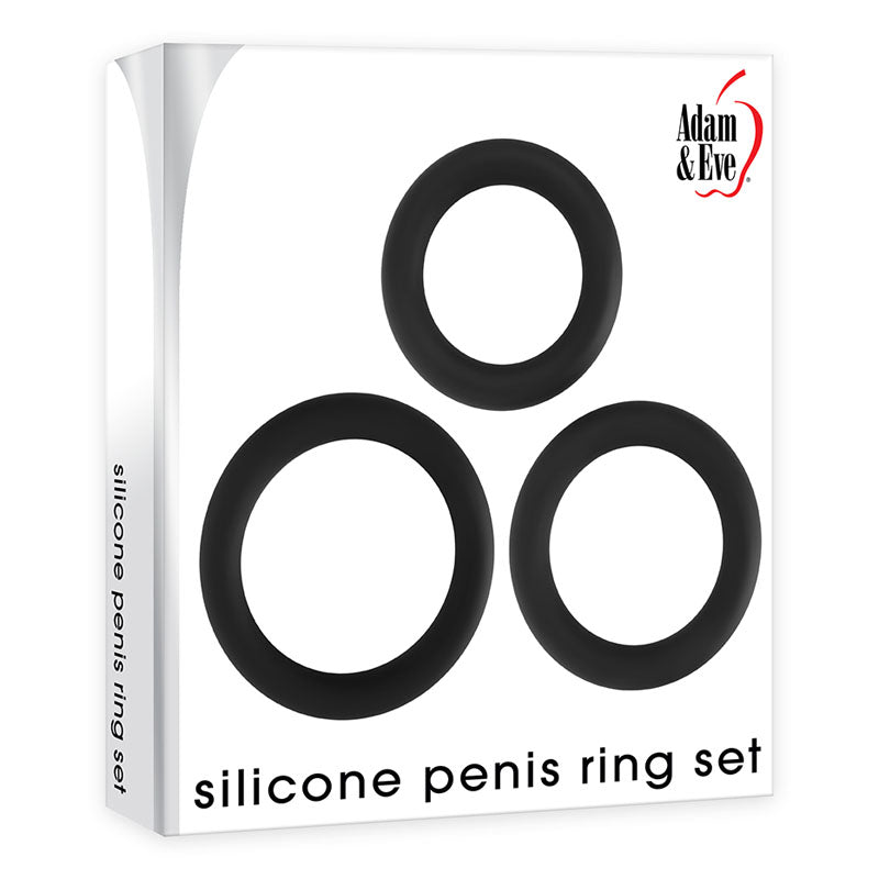 Adam & Eve Silicone Penis Ring Set-Adult Toys - Cock Rings-Adam & Eve-Danish Blue Adult Centres