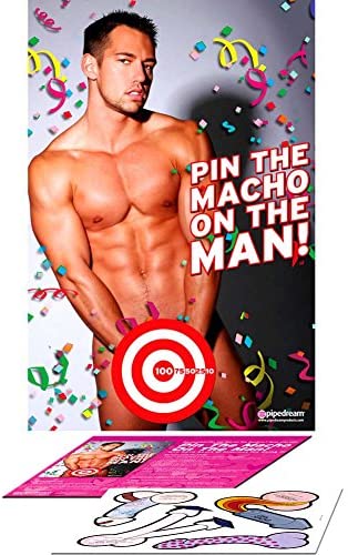 Bachelorette Pin the Macho on the Man Game